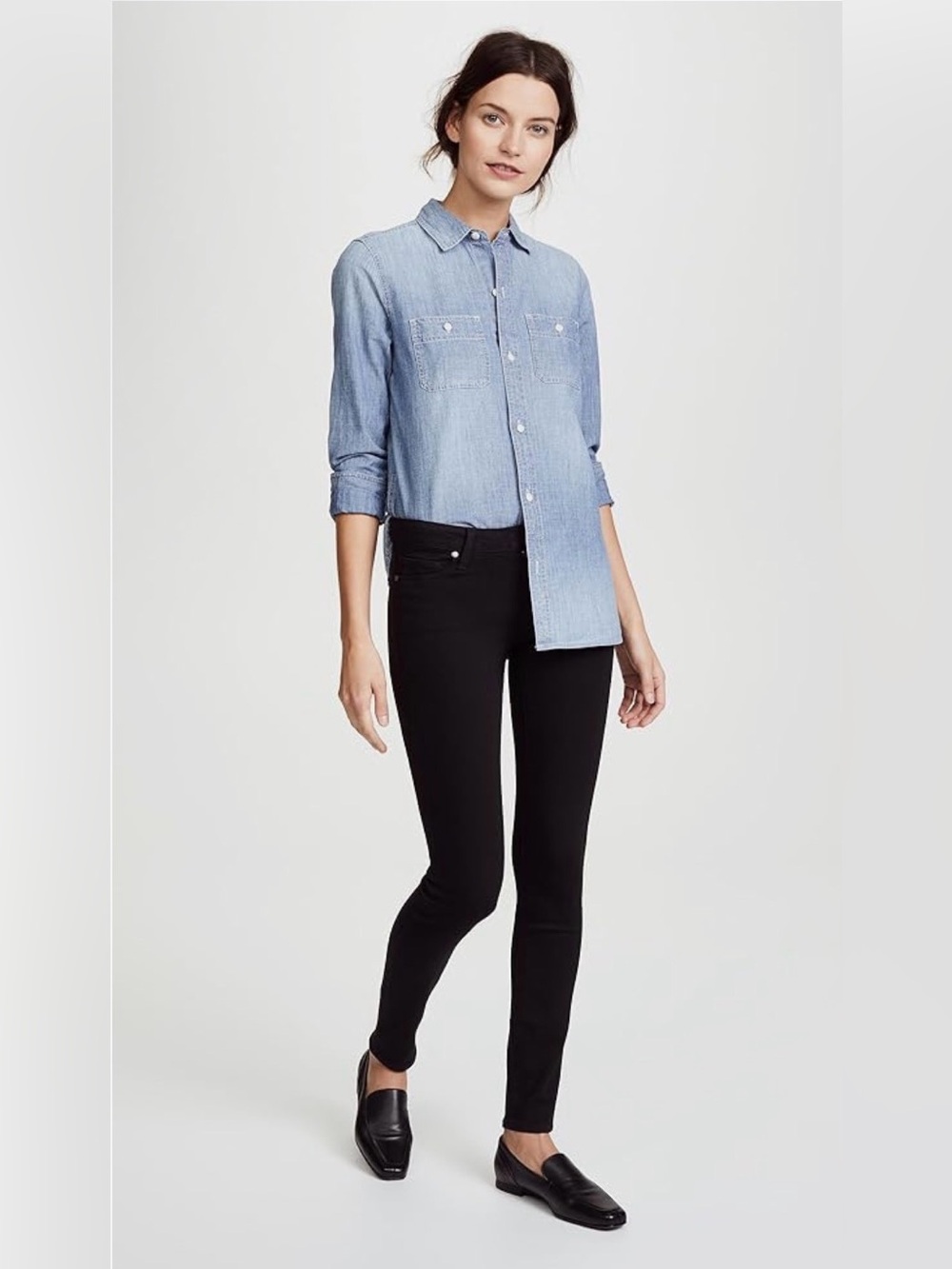 PAIGE Verdugo Ultra Skinny Jeans | Black | Size 25 | NWOT
